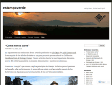 Tablet Screenshot of estampaverde.org
